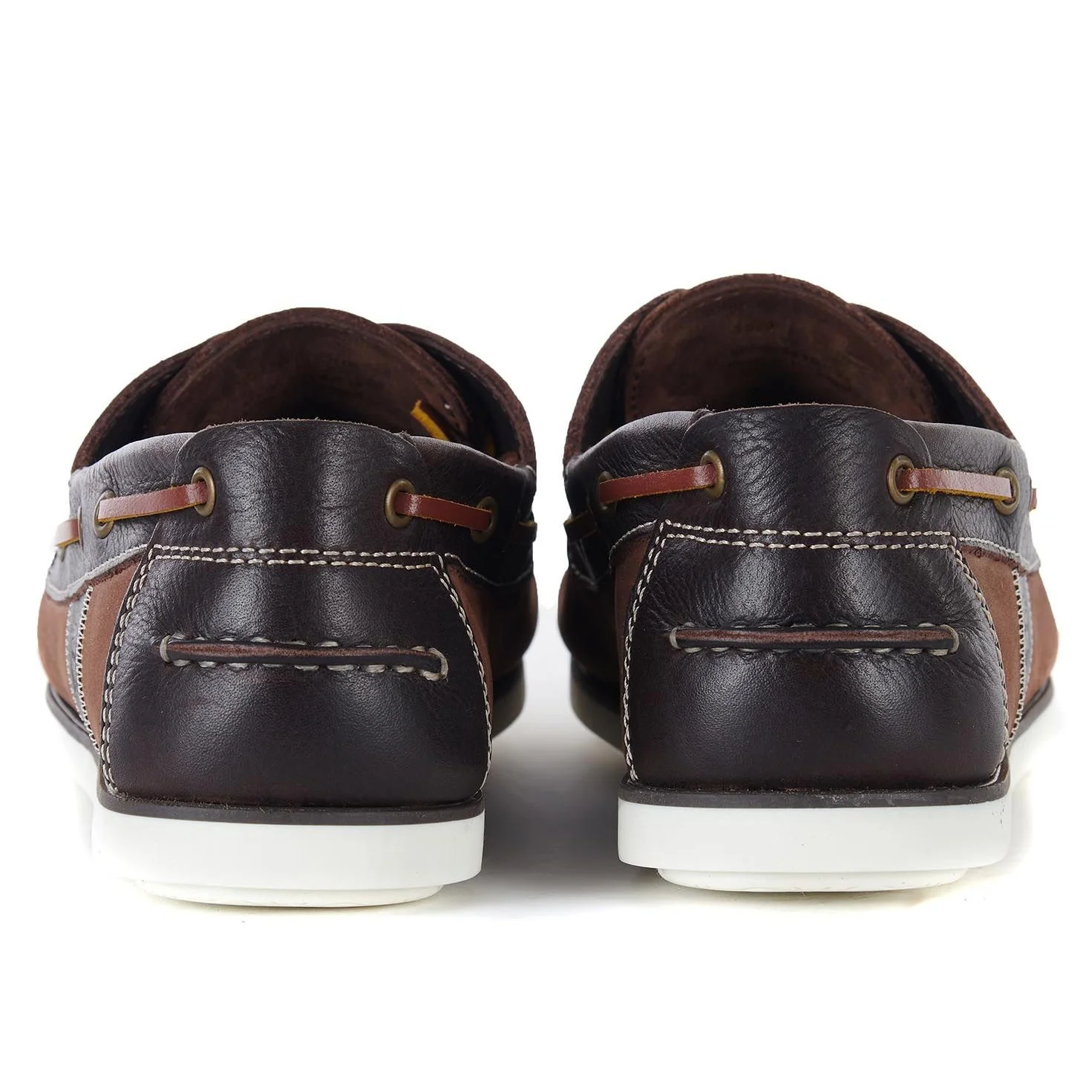 BARBOUR WAKE BOAT SHOES BRANDY - Image 3