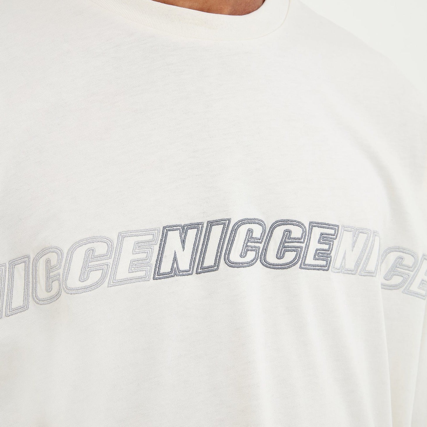 NICCE MENS RIOJA OS T-SHIRT | ECRU - Image 3