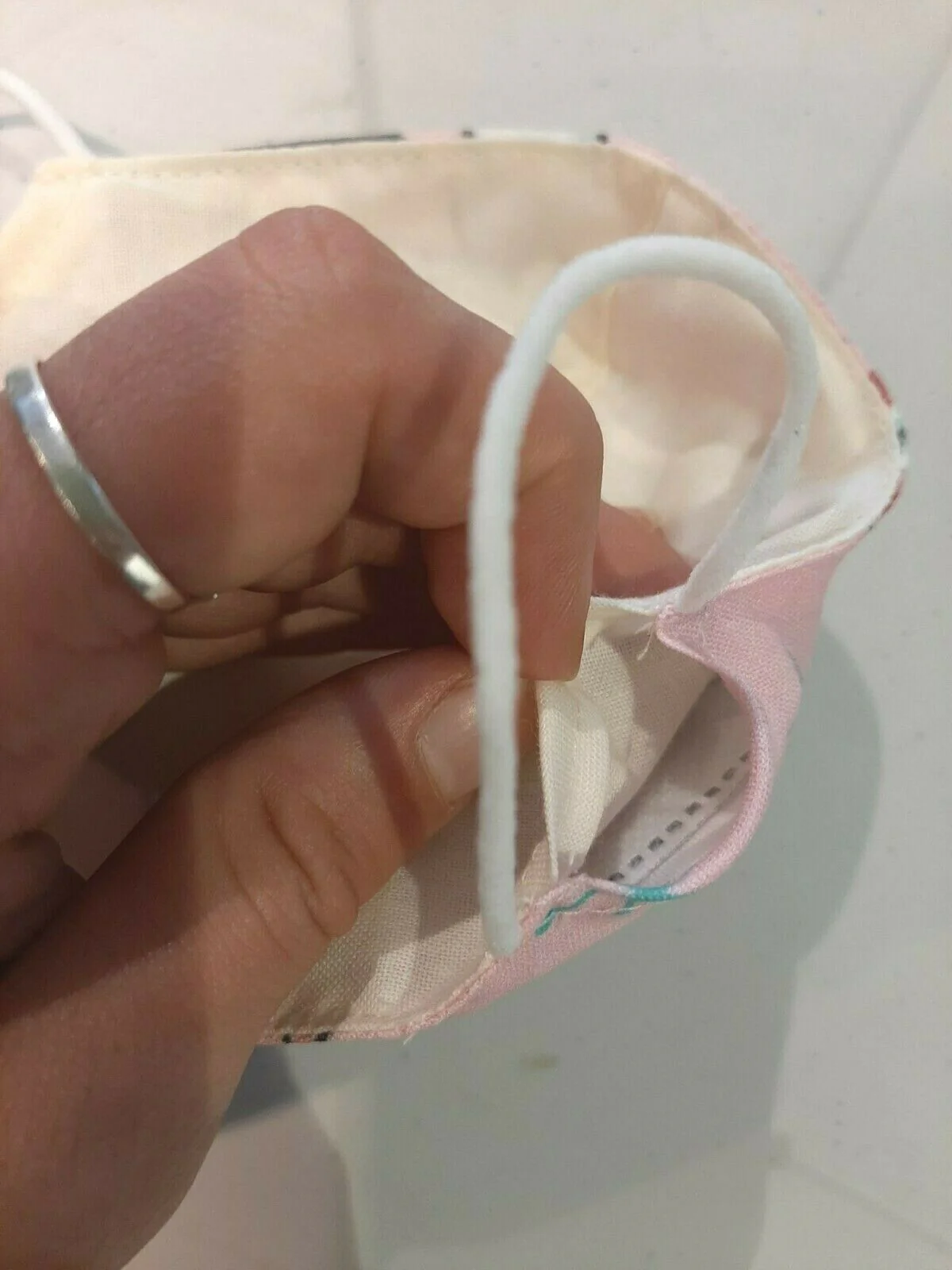 Premium Reusable 60's Scooter Print Double-Layer Face Mask with Built in Filter - Image 6